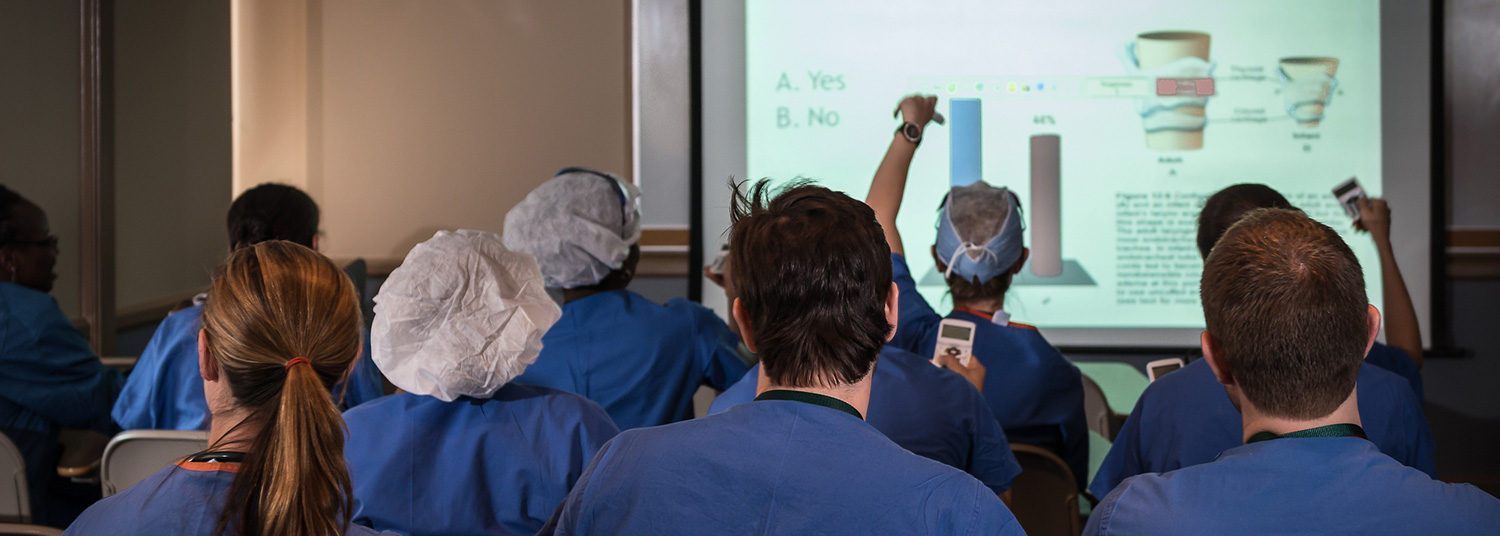 Students in class