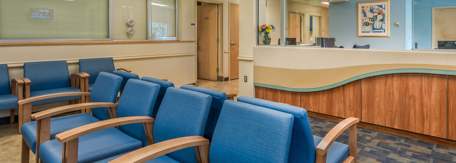 Patient waiting room at the Department of Anesthesiology