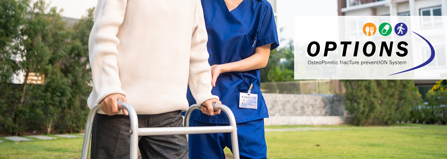 nurse and patient walking