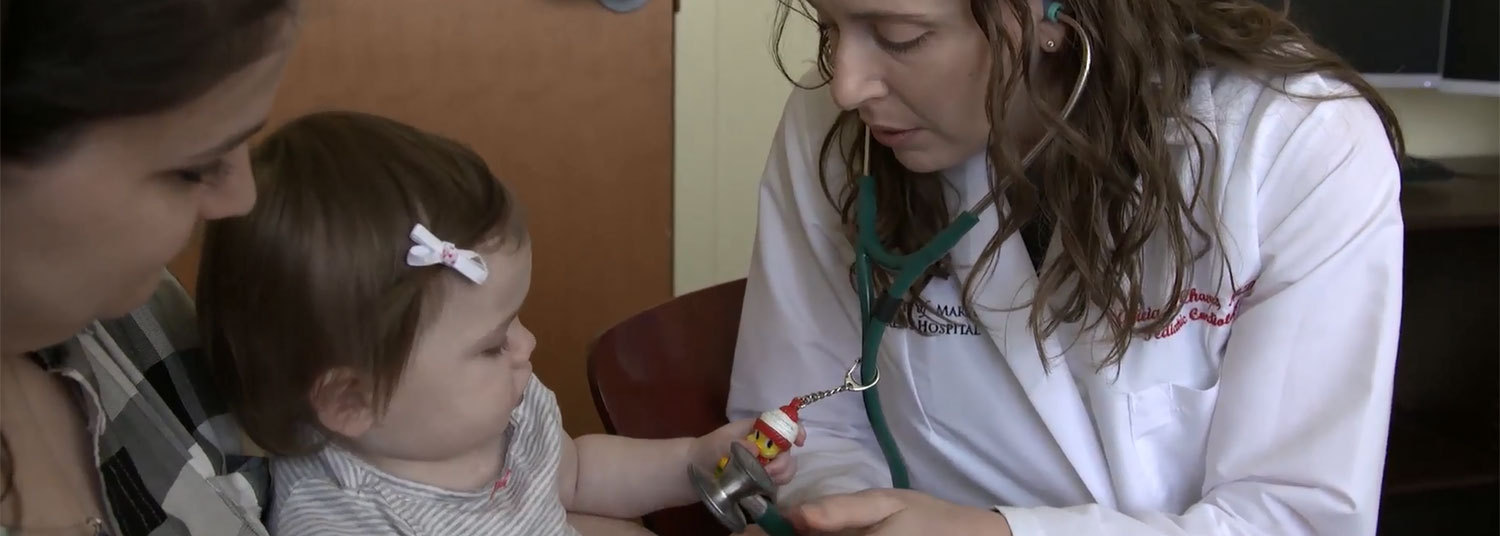 Doctor caring for patient