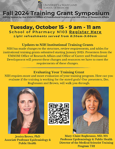 Training Grant Symposium October 15, 2024