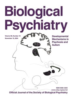 Cover art in November 15, 2024 issue of the journal Biological Psychiatry, comparing the mouse and human brain