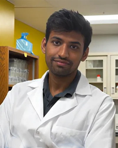 Sri Harsha Kethanapalli in Lab