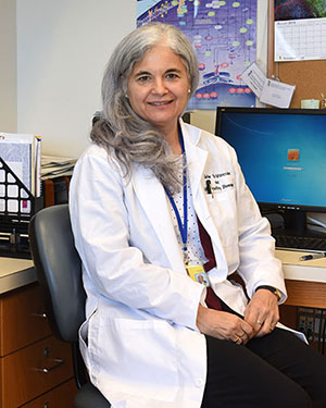 Dr. Antalis in her lab